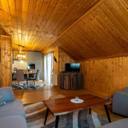 David Sa Unutarnjim Bazenom Lägenhet Brod Moravice